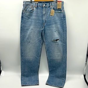 LEVI’S 550 JEANS MENS SIZE 38x36 RELAXED-FIT 100% BLUE DENIM JEANS NEW WITH TAG